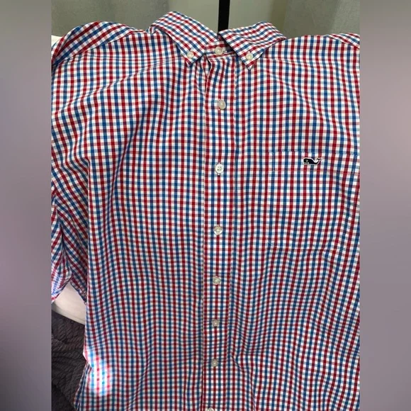 ✨HOST PICK✨VINEYARD VINES Tucker Shirt Large 100% Cotton Button-Down Long-Sleeve - Picture 7 of 11